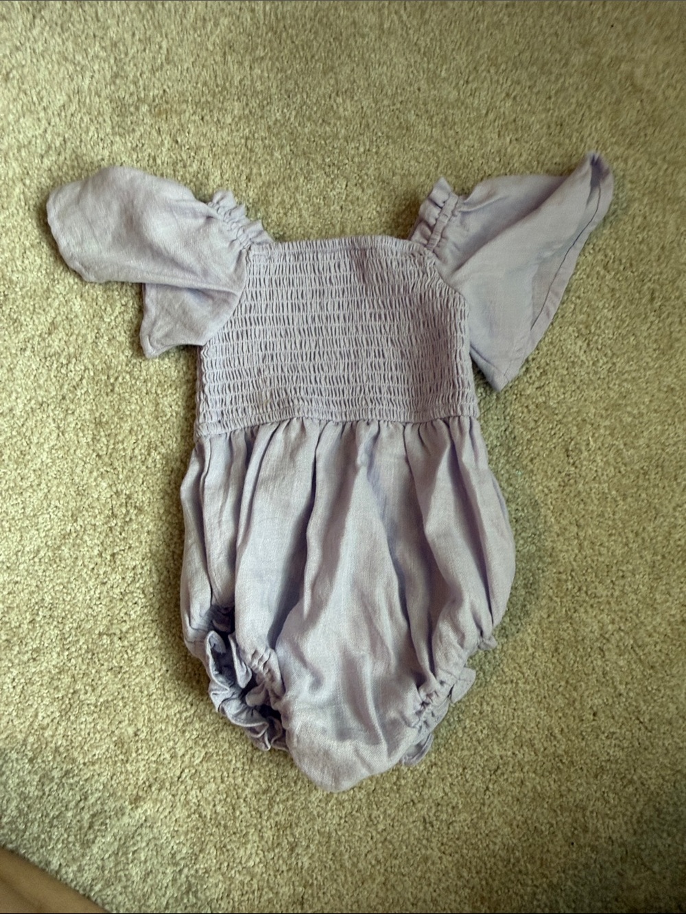 Worn Once Ivy City Co Purple Onesie Size 9-12 Months - Picture 3 of 5